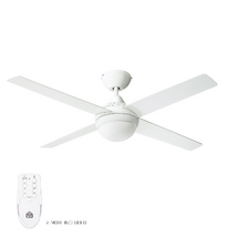 HPM Inspire Smart Plywood 4 Blades Hangsure Ceiling Fan with Light 1220mm 48 White