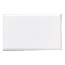 Excel - Blank Switch Coverplate - White