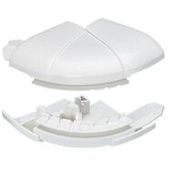 DLP PVC External Bend 50x150mm White
