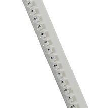 MEMOCAB - Markers for wiring black conventional symbols on white background 2.5mm symbol DC slide-in pack of 240