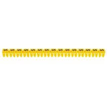 CAB3 - Markers for wiring 4 to 6mm² numbers - colour code 4-6mm² letter S pack of 300