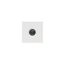 Arteor modular - TV socket F-type cable & pay TV 0-2.4GHz 2 module white
