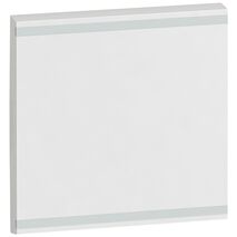 Arteor - MyHOME - Square key cover BUS/SCS - without marking - 2 modules - white