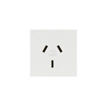 Arteor modular - Single powerpoint autoswitch mechanism 1 gang 10A 240V a.c. white