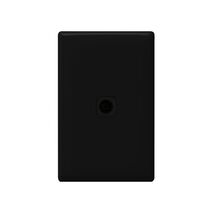 Linea TV outlet coaxial 1 gang 75 Ohm black