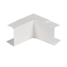 DLP 40x25mm Mini Trunking Internal/External Bend White