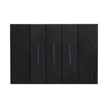 Bticino Living Now 10A 3 Gang Switch Black