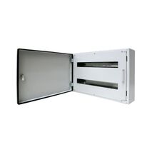 DEFENDER S - EXTENSION BOX 2 DIN IP42 W/O ESCUTCHEON WHITE