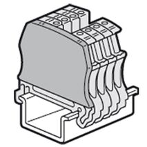 Viking3 - end cap for screw terminal blocks disconnect type fuse cartridge 5x20 and 6.3x32 with screwed plug