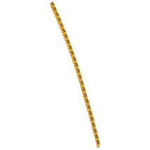 CAB3 - Markers for terminal blocks and wiring 0.15 to 0.5mm² black letters on yellow background 0.15-0.5mm² letter Q pack of 300