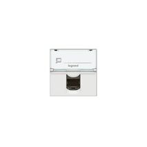Arteor modular - RJ45 socket/mechanism UTP Cat5e 8 contacts 2 module white
