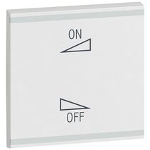 Arteor - MyHOME - Square key cover BUS/SCS - regulation symbol - 2 modules - white