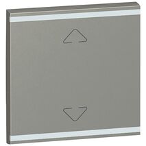 Arteor - MyHOME - Square key cover BUS/SCS - Up/Down symbol - 2 modules - magnesium