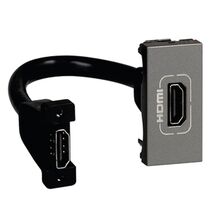 Arteor modular - HDMI socket/mechanism v1.4 1 module magnesium