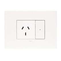 ARTEOR with NETATMO - Smart Single Powerpoint - 16Amp 3 Module - White