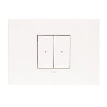 ARTEOR with NETATMO - Smart Dimmer Horizontal - 2 Gang - 3 Wire - White