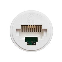 HPM VIVO Cat3 RJ11 Phone Outlet White