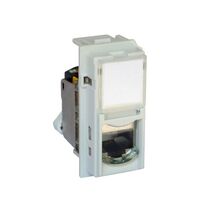Bticino Living Now Cat6A UTP 1 Module Data Socket White