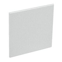 ARTEOR Blank Plate 1 Gang Soft Aluminium