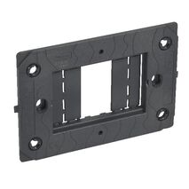 Arteor modular series - Grid horizontal 2 or 3 module 84mm mounting centres dark grey