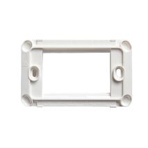 Como - Support frame for electronic mechs 3 modules white