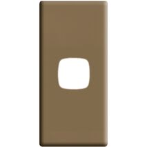 Linea Architrave coverplate 1 gang ninja khaki