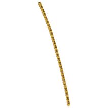 CAB3 - Markers for terminal blocks and wiring 0.15 to 0.5mm² black letters on yellow background 0.15-0.5mm² letter E pack of 300
