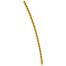 CAB3 - Markers for terminal blocks and wiring 0.15 to 0.5mm² black letters on yellow background 0.15-0.5mm² letter G pack of 300