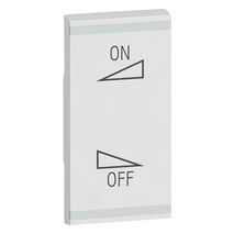 Arteor - MyHOME - Square key cover BUS/SCS - regulation symbol - 1 module - white