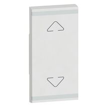 Arteor - MyHOME - Square key cover BUS/SCS - Up/Down symbol - 1 module - white