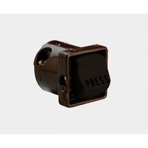 HPM 15A Single Pole Double Throw Non Latching Spring Return Rocker Switch Black