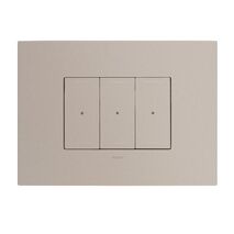 ARTEOR with NETATMO - Smart Dimmer Horizontal - 3 Gang - 3 Wire - Aluminium