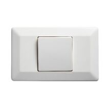 Como - Horizontal Single Pole Double Throw - rocker Isolator switch 1 gang 35A 240V a.c. white