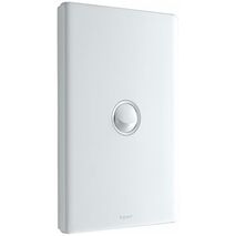 Excel Life 16AX 2 Way Single Pole Double Throw Weatherproof Vertical Rocker Switch 1 Gang Gloss White