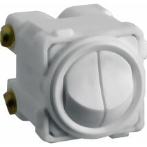 Excel Life - Rocker switch mechanism 1 way duo 16A 10AX 240V a.c. white