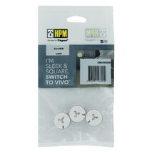 HPM VIVO 3 Speed Fan Knob Mechanism White Pack of 3
