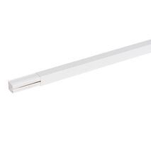 DLP 25x25mm Mini Trunking Cable Duct 3m White