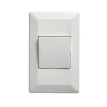 Como - Vertical switch 1 gang 15A 240V a.c. white