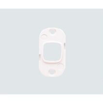 Architectural metal - Grid 1 gang white to suit Esco & Multi ranges plastic