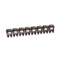CAB3 - Markers for wiring 4 to 6mm² numbers - colour code 4-6mm² brown number 1 pack of 800
