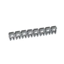 CAB3 - Markers for terminal blocks and wiring 0.5 to 1.5mm² numbers - colour code 0.5-1.5mm² grey number 8 pack of 1200