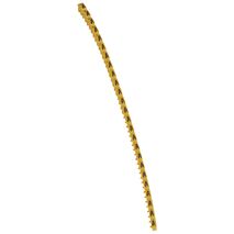 CAB3 - Markers for terminal blocks and wiring 0.15 to 0.5mm² black letters on yellow background 0.15-0.5mm² letter A pack of 300