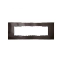 ARTEOR Square 8 Module Coverplate Brushed Black