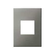 ARTEOR Square 2 Module Vertical Coverplate Magnesium
