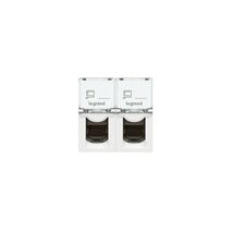 Arteor modular - RJ45 socket/mechanism UTP Cat5e 8 contacts 1 module white