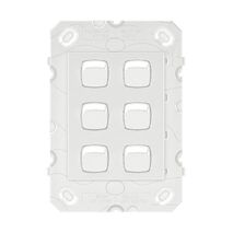 Arteor 770 series - Vertical rocker switch - Single Pole Double Throw 6 gang 2 way 16A 240V a.c. white
