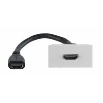 Arteor modular - HDMI socket/mechanism v1.4 1 module white