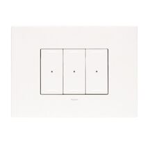 ARTEOR with NETATMO - Smart Switch Horizontal - 3 Gang - 3 Wire - White