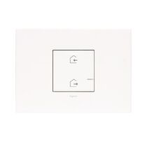 ARTEOR with NETATMO - Wireless Master On/Off Scenario - Horizontal - 1 Gang 2 Module - White