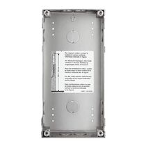 Bticino Sfera Robur 2 Module Steel Tear-Resistant Flush Mount Box